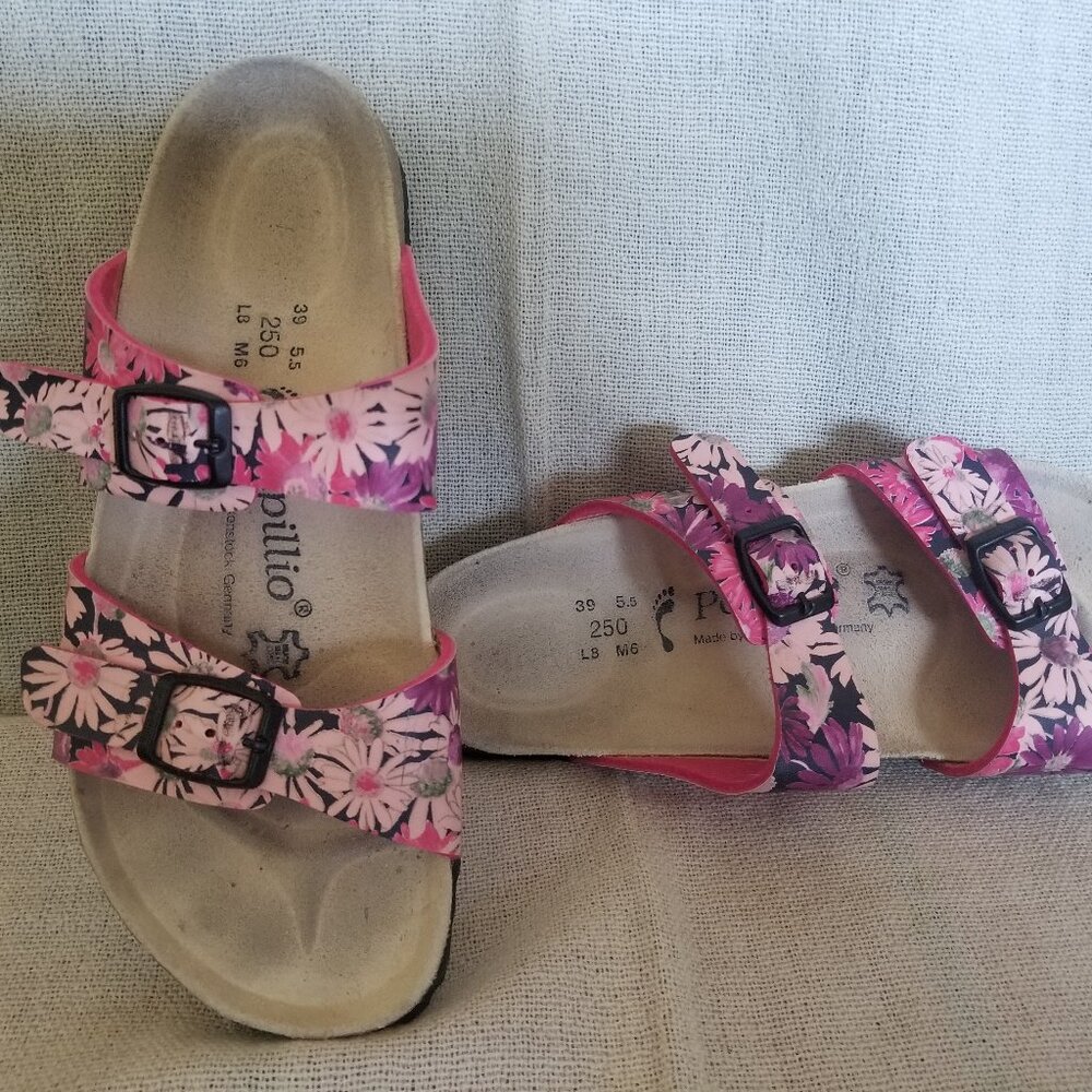 PAPILLIO FLORAL PRINT SLIDES SIZE 8